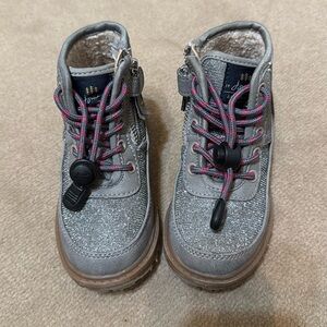 Joules glitter girls boots fleece lined size US 9 EU 26